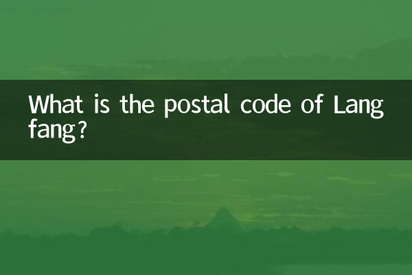 लैंगफैंग का पोस्टल कोड क्या है?