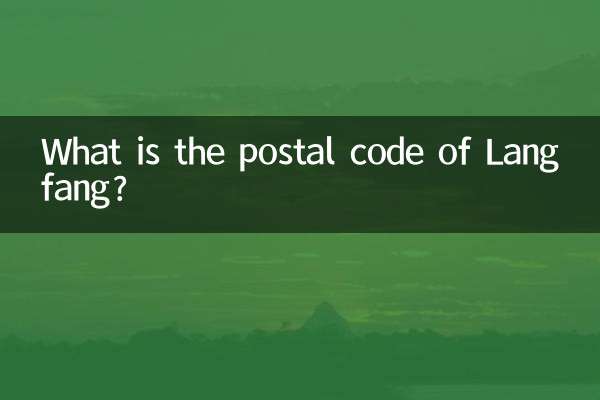 Wie lautet die Postleitzahl von Langfang?