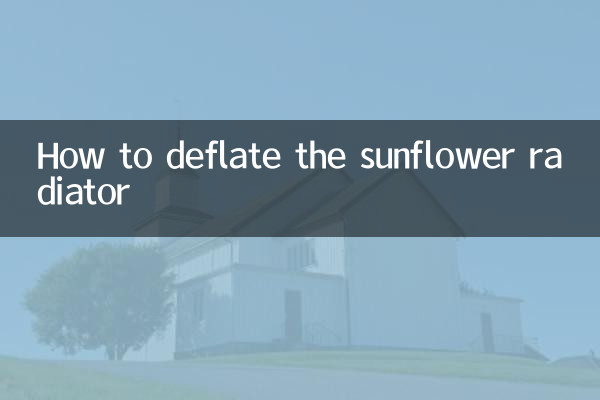 サンフラワーラジエーターの空気を抜く方法