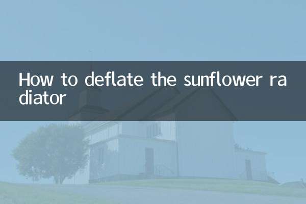 كيفية تفريغ المبرد عباد الشمس