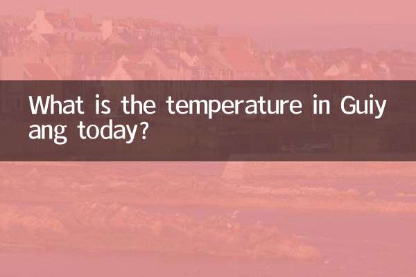 गुईयांग में आज तापमान क्या है?