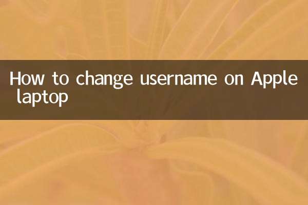 Como alterar o nome de usuário no laptop Apple