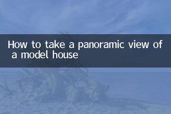 كيفية التقاط منظر بانورامي لمنزل نموذجي