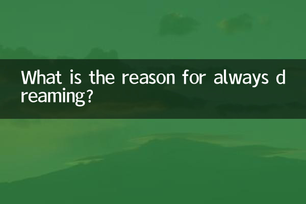 老是做梦是什么原因