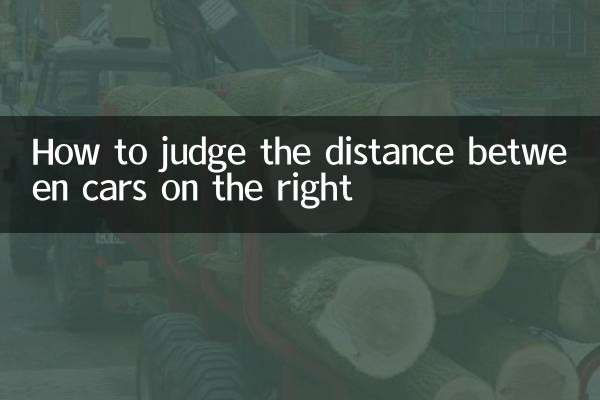 So beurteilen Sie den Abstand zwischen Autos auf der rechten Seite