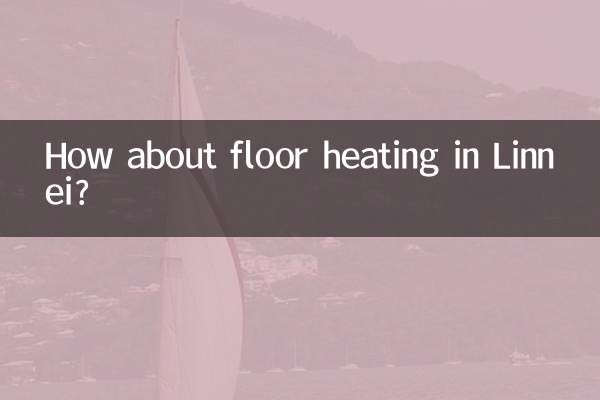 Che ne dici del riscaldamento a pavimento a Linnei?