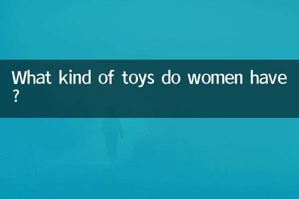 Que tipo de brinquedos as mulheres têm?