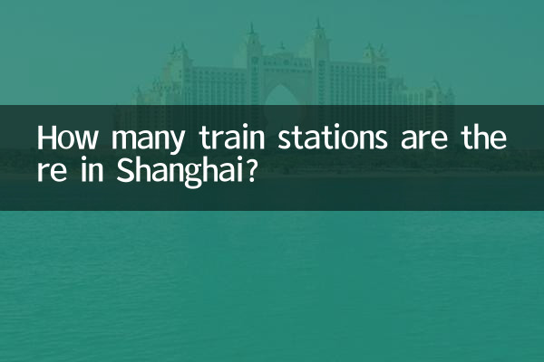 Quante stazioni ferroviarie ci sono a Shanghai?