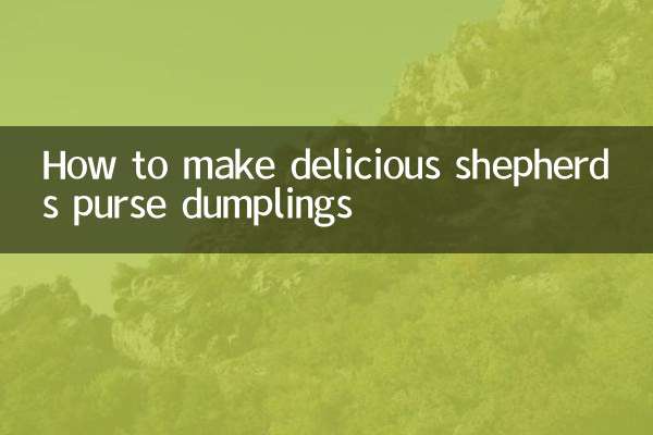 So bereiten Sie köstliche Hirtentäschelknödel zu