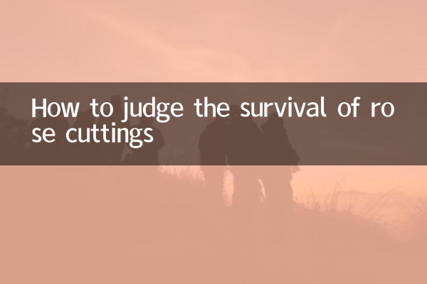 گلاب کی کٹنگوں کی بقا کا فیصلہ کیسے کریں