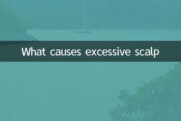 What causes excessive scalp