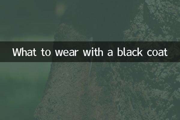 Que llevar con un abrigo negro