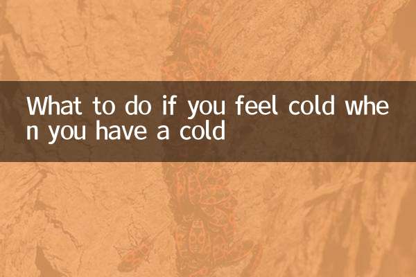 風邪を引いたときに体が冷えた場合の対処法