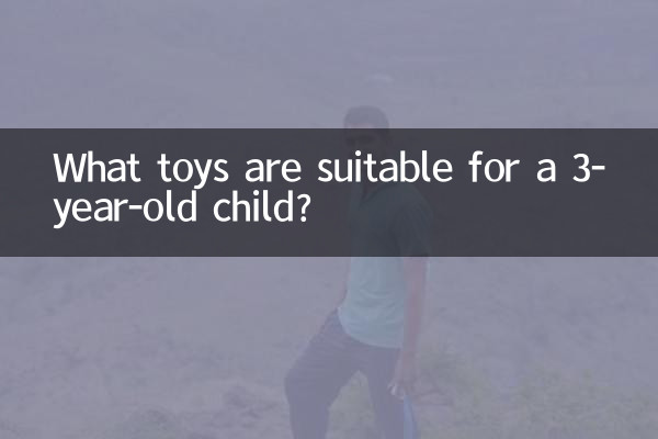 3歳児にはどんなおもちゃが適しているのでしょうか？