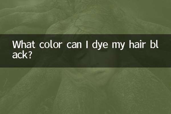 В какой цвет можно покрасить волосы в черный?