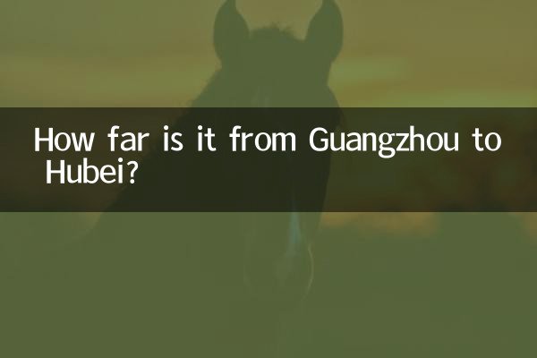 Wie weit ist es von Guangzhou nach Hubei?