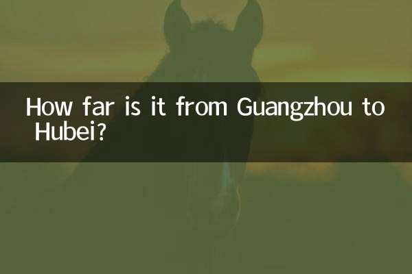 Wie weit ist es von Guangzhou nach Hubei?