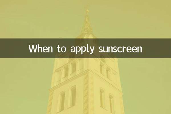 متى يجب تطبيق واقي الشمس