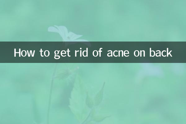 কিভাবে পিঠের ব্রণ থেকে মুক্তি পাবেন