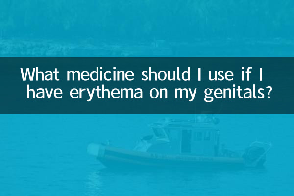 性器に紅斑がある場合、どのような薬を使用すればよいですか?