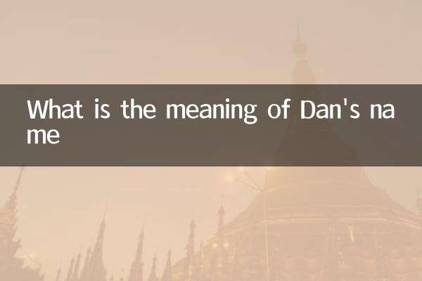 What is the meaning of Dan's name