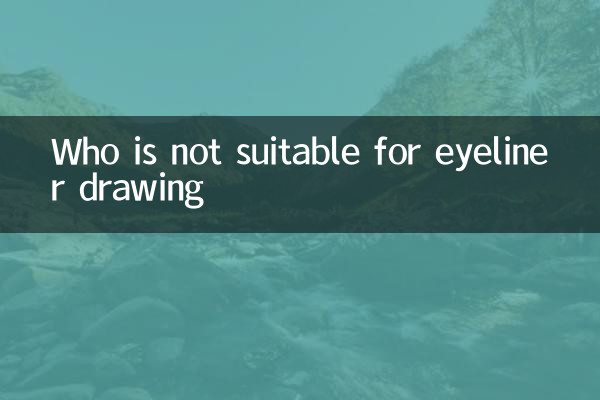 Chi non è adatto per il disegno degli eyeliner