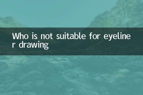 Chi non è adatto per il disegno degli eyeliner