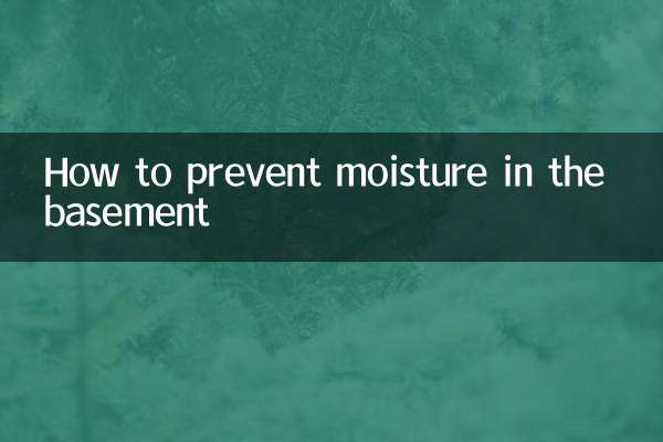Comment prévenir l'humidité au sous-sol
