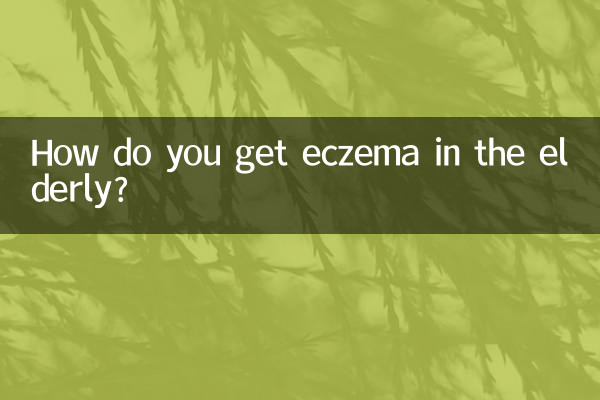 Wie entsteht bei älteren Menschen ein Ekzem?