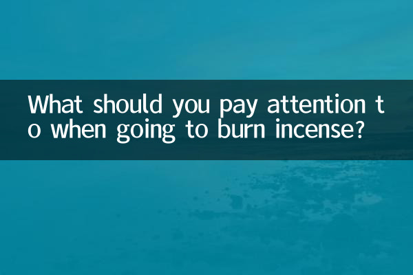 O que você deve prestar atenção ao queimar incenso?