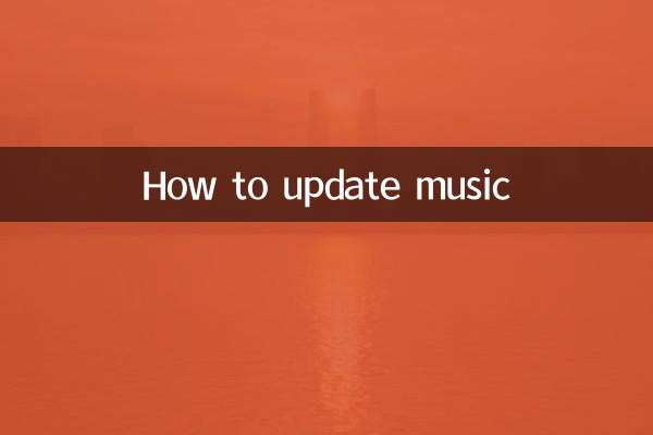 Come aggiornare la musica