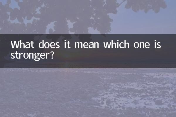 এর অর্থ কী কোনটি শক্তিশালী?