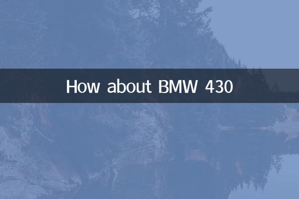 Wie wäre es mit BMW 430