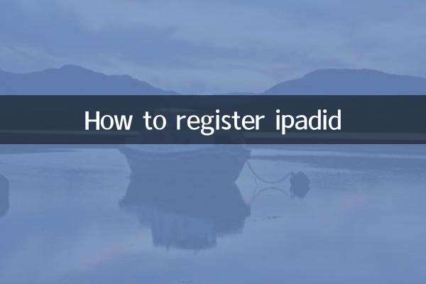 So registrieren Sie iPadid