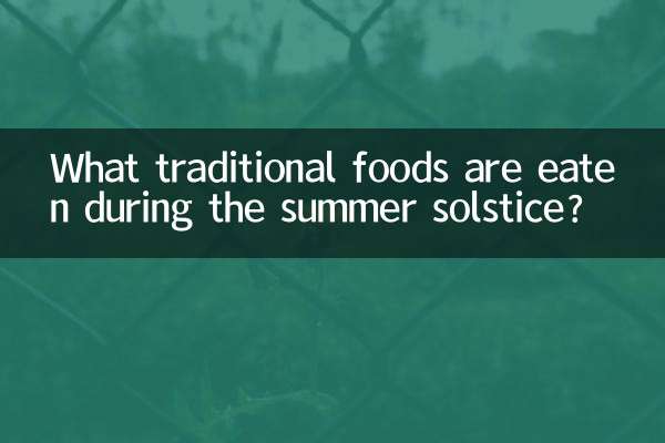 Quels aliments traditionnels sont consommés pendant le solstice d’été ?