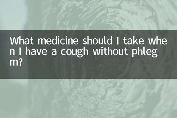 Che medicine dovrei prendere quando ho una tosse senza catarro?
