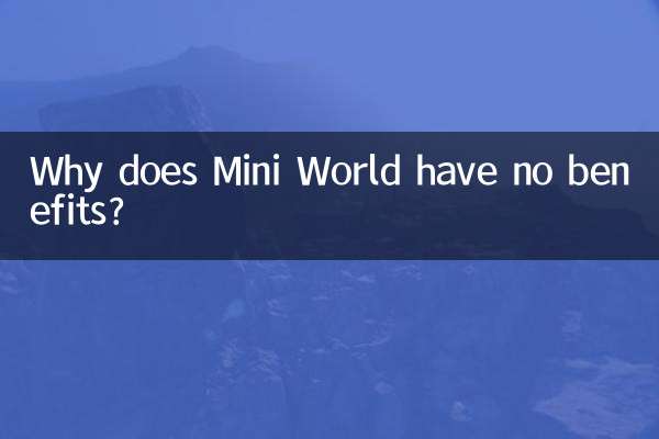 Pourquoi Mini World n'a-t-il aucun avantage ?