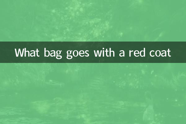 Quel sac va avec un manteau rouge