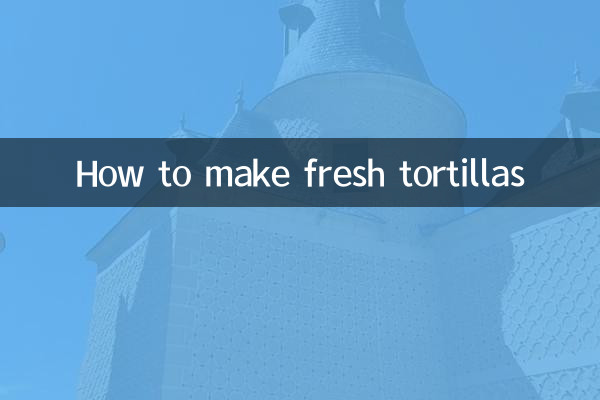 Como fazer tortilhas frescas