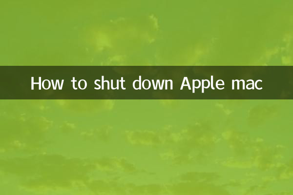 অ্যাপল ম্যাক কিভাবে বন্ধ করবেন