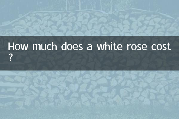 Wie viel kostet eine weiße Rose?