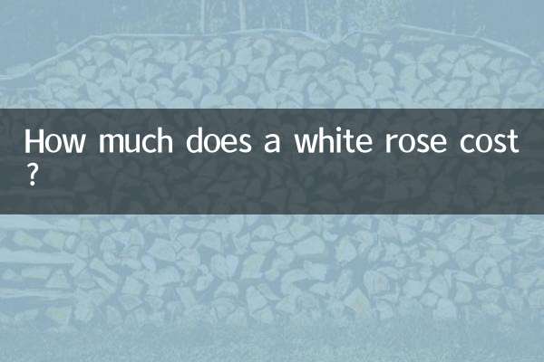 Quanto costa una rosa bianca?