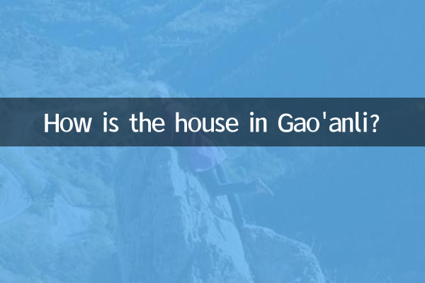 Com'è la casa a Gao'anli?