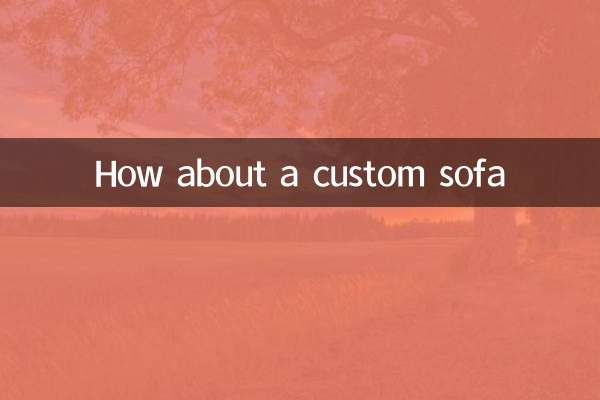 एक कस्टम सोफ़ा के बारे में क्या ख्याल है?