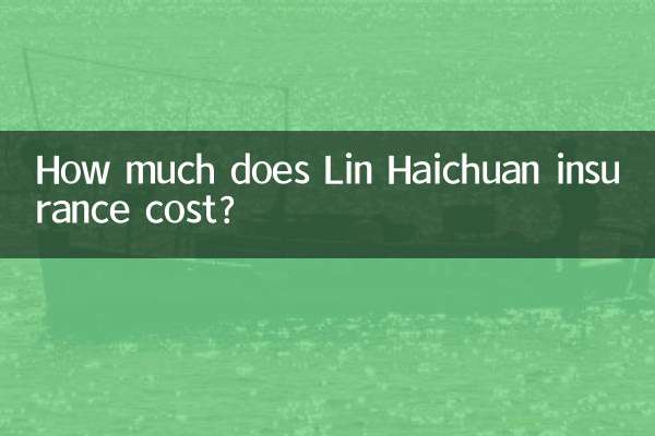 লিন হাইচুয়ান বীমা খরচ কত?