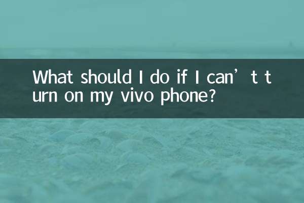 Was soll ich tun, wenn ich mein vivo-Telefon nicht einschalten kann?