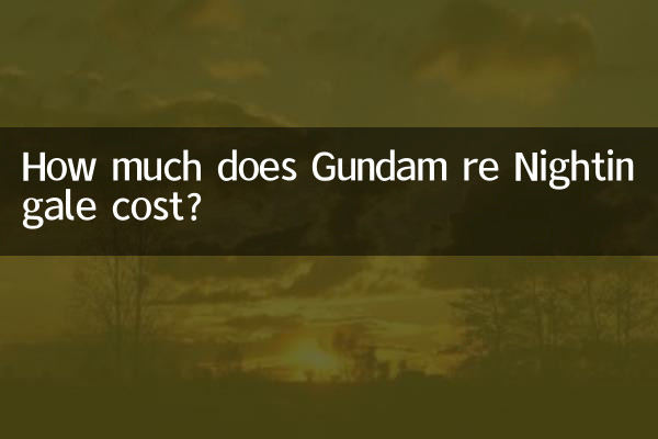 How much does Gundam re Nightingale cost?