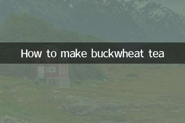 How to make buckwheat tea