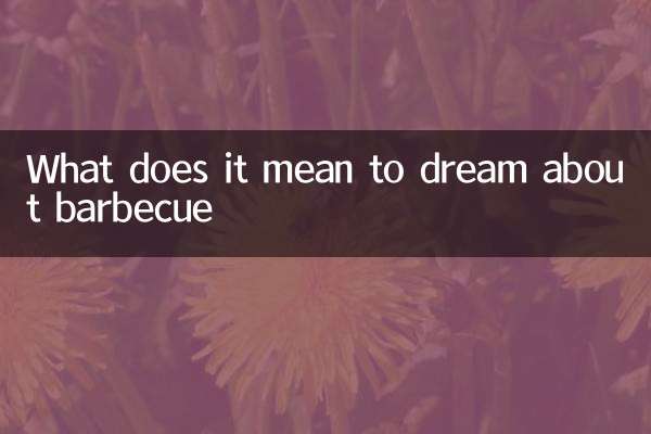 What does it mean to dream about barbecue