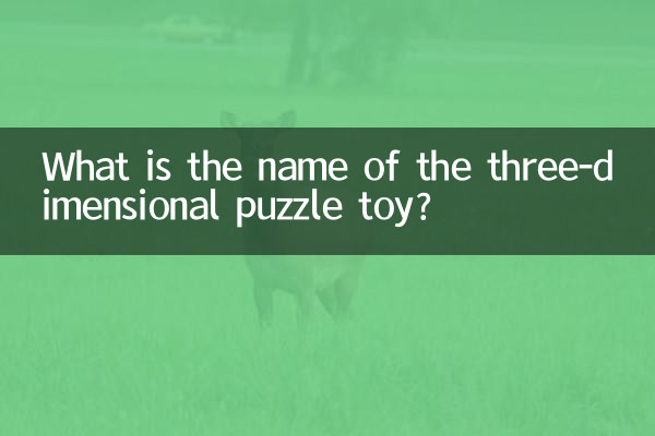What is the name of the three-dimensional puzzle toy?